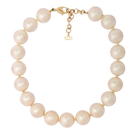 christian dior pearls|christian dior necklace price.